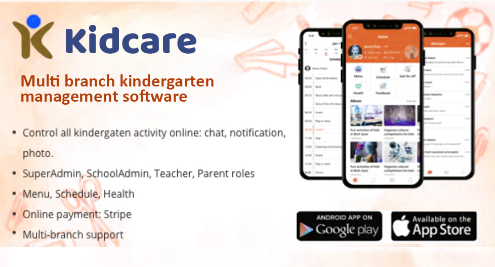 Kidcare - Multi branch kindergarten management software 02